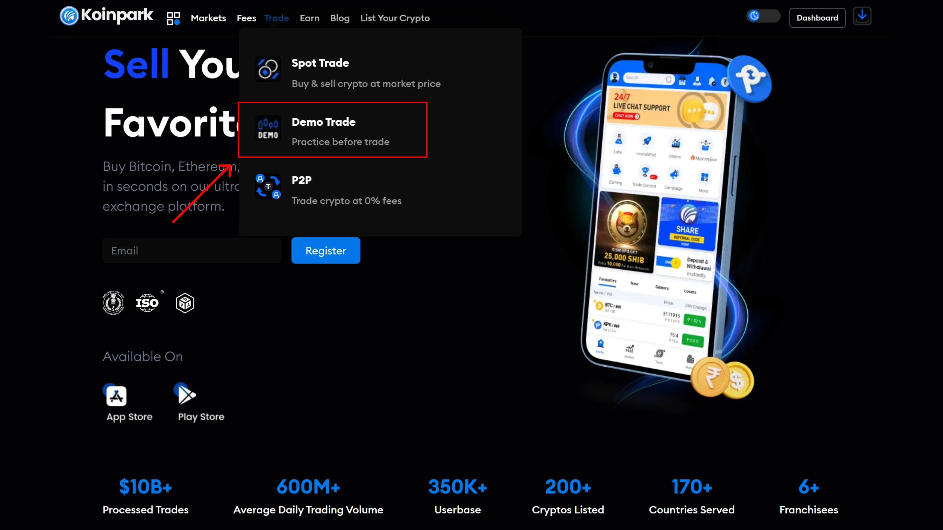 Koinpark Demo Trading | Practice Before Trade