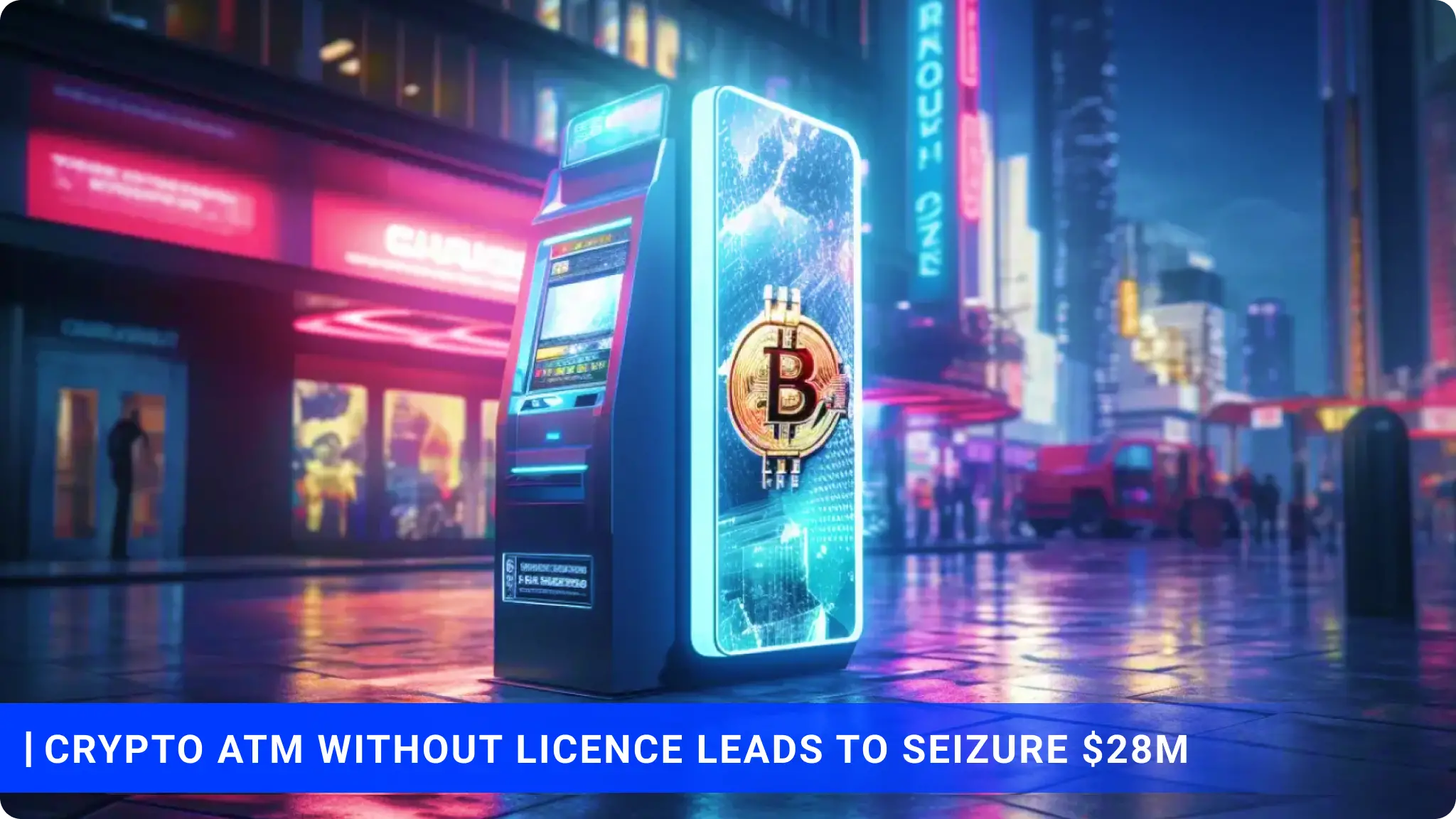 Crypto ATM without Licence Leads to seizure $28m