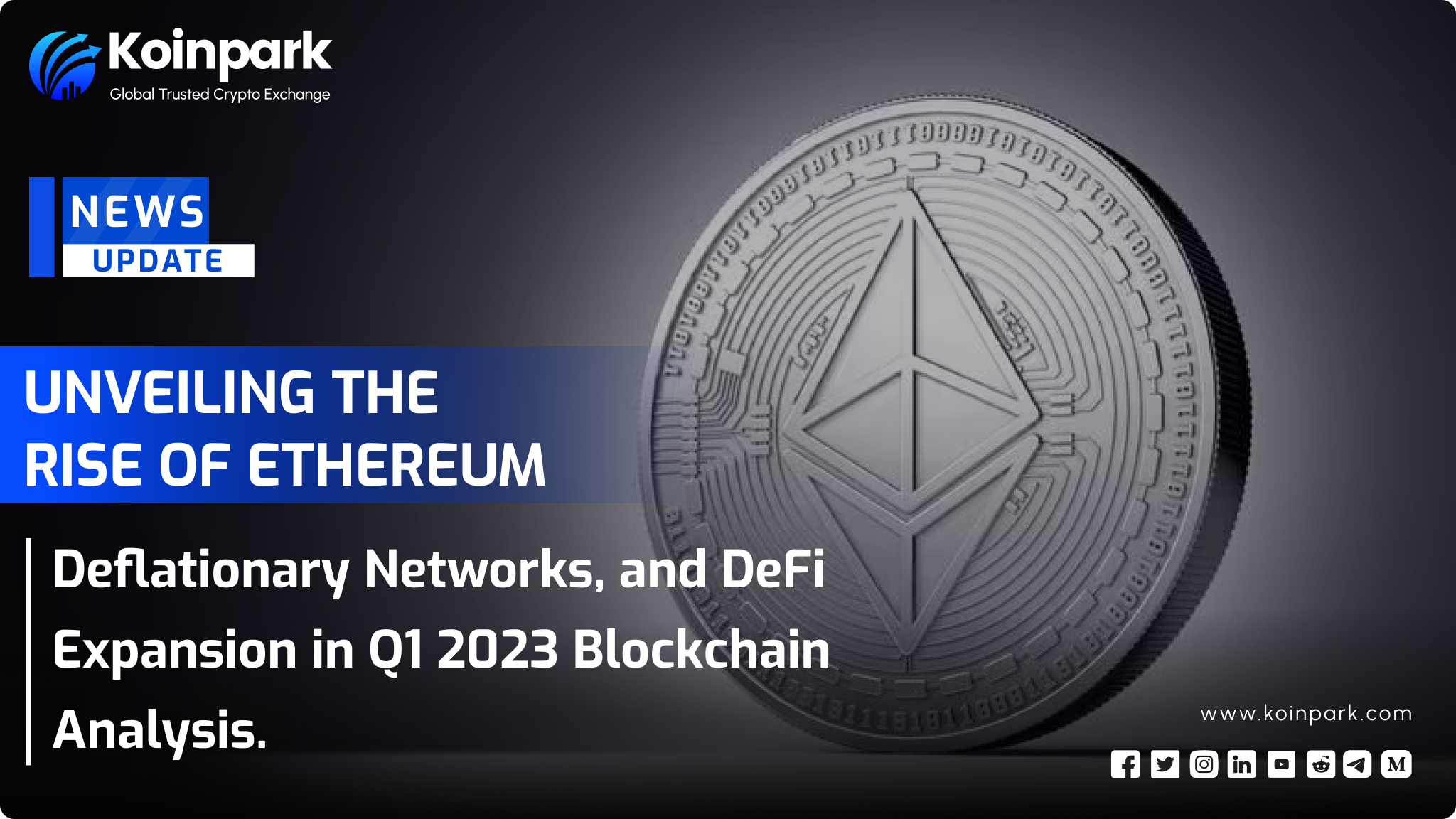 Unveiling the Rise of Ethereum, Deflationary Networks, and DeFi Expansion  in Q1 2023 Blockchain Analysis.