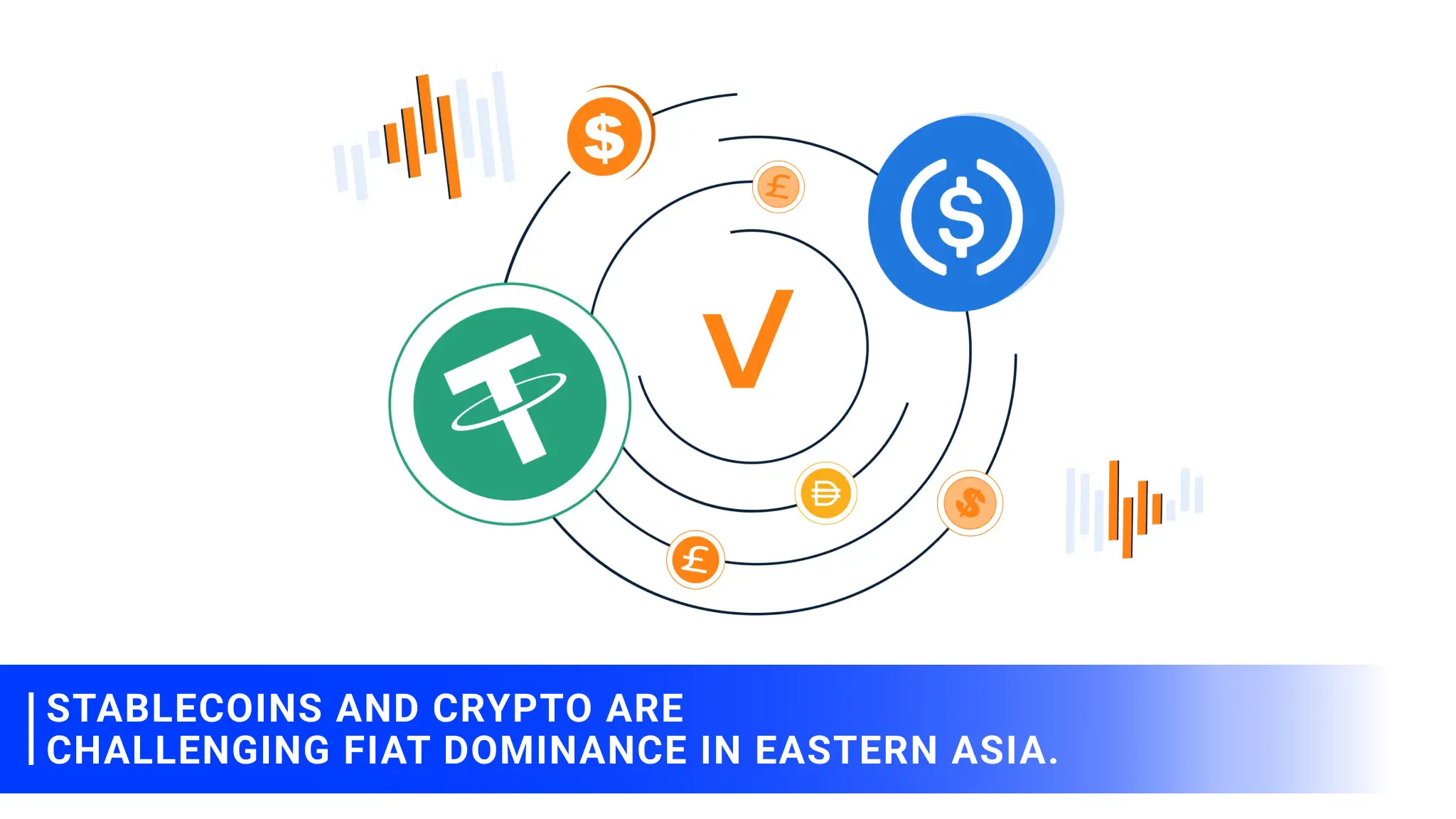 Stablecoins and crypto are challenging fiat dominance in Eastern Asia.