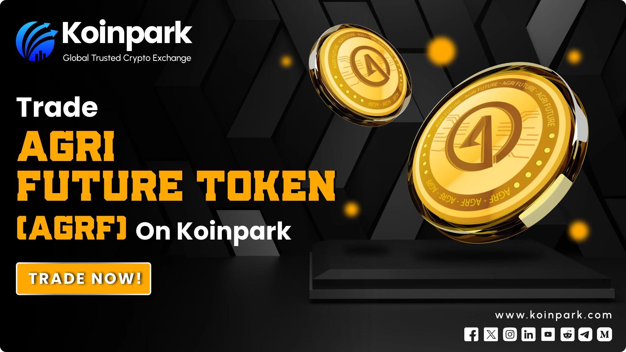 AGRF Token is Now Listed on Koinpark