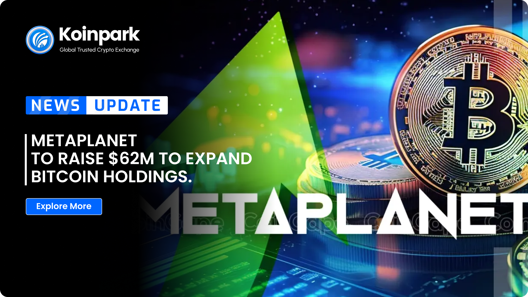 Metaplanet to Raise $62M to Expand Bitcoin Holdings.