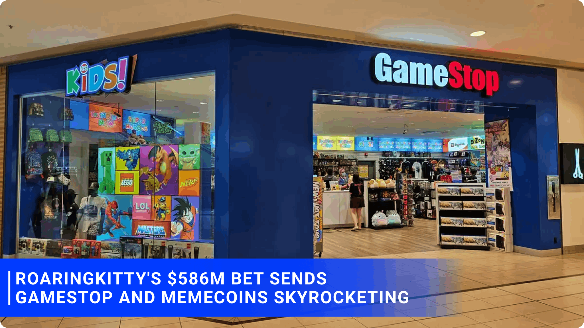 RoaringKitty's $586M Bet Sends GameStop and Memecoins Skyrocketing