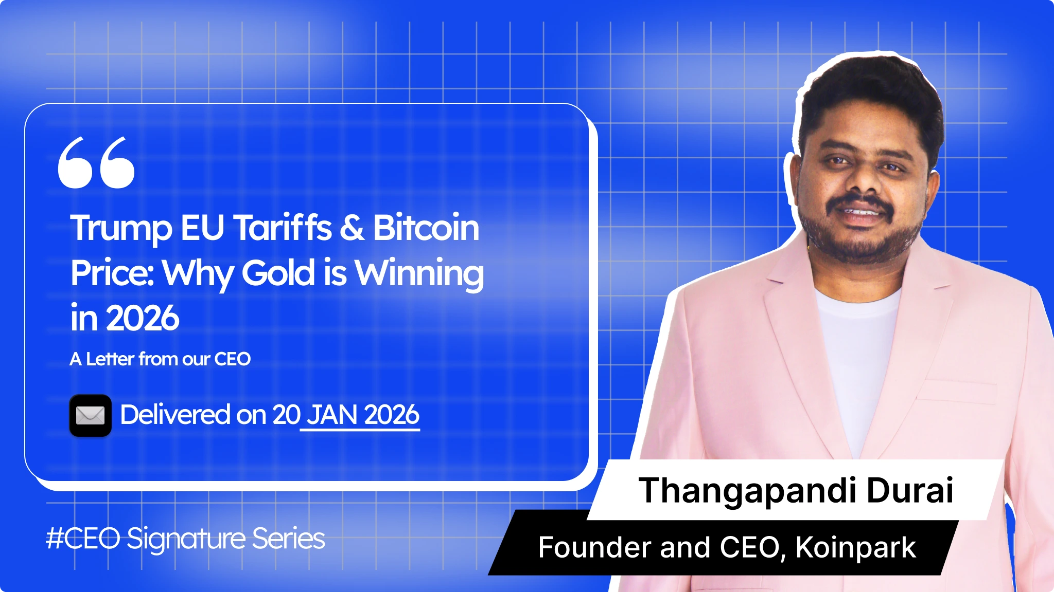 CEO Desk | Direct Market Notes from Koinpark Founder