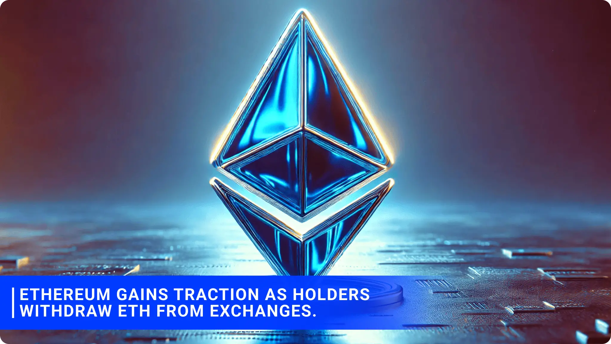 Ethereum gains traction as holders withdraw ETH from exchanges.