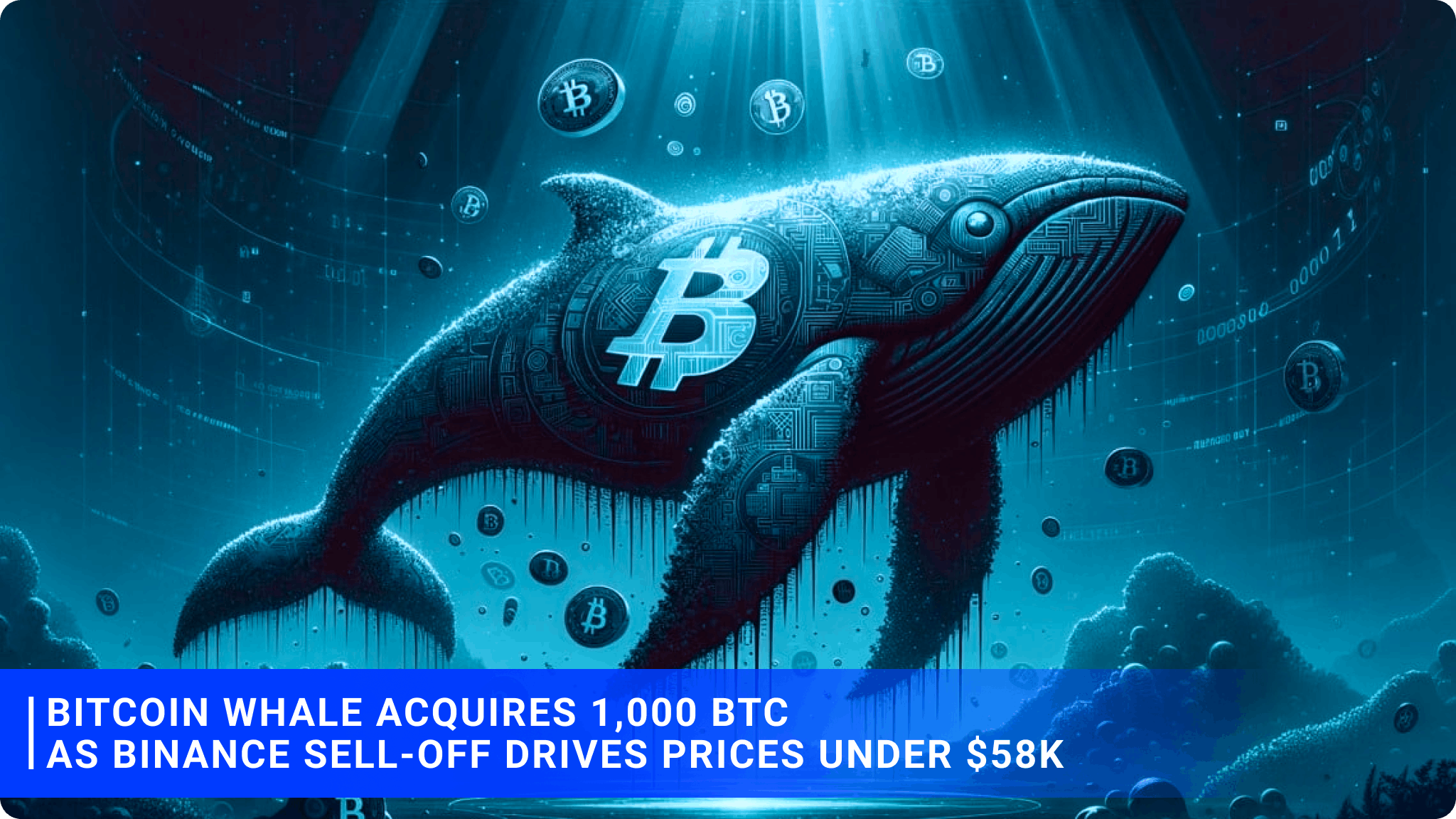 Bitcoin “Whale Acquires 1,000 BTC” as Binance Sell-Off Drives Prices Under $58K