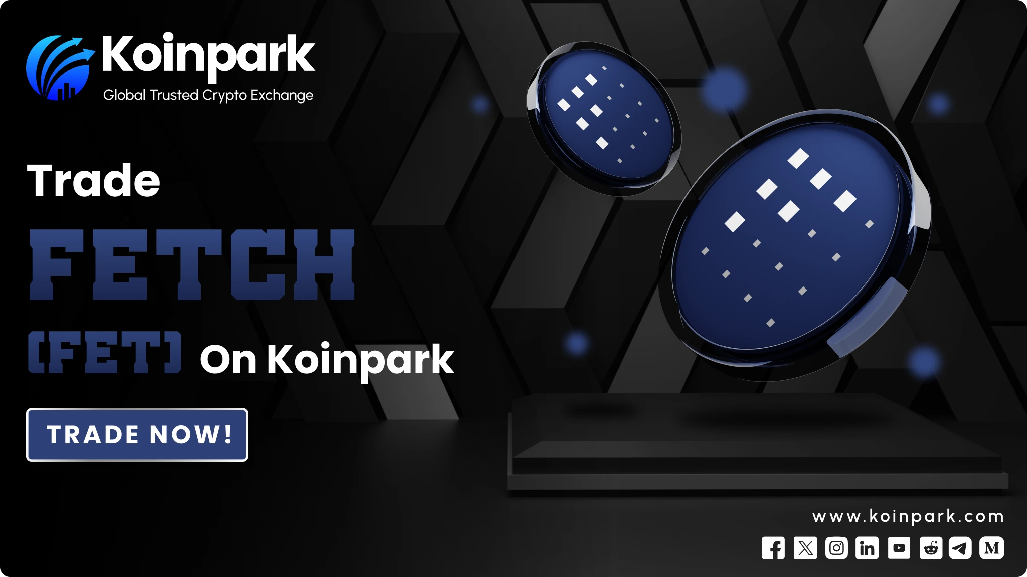 FET Token is Listed on Koinpark. Trade Now!