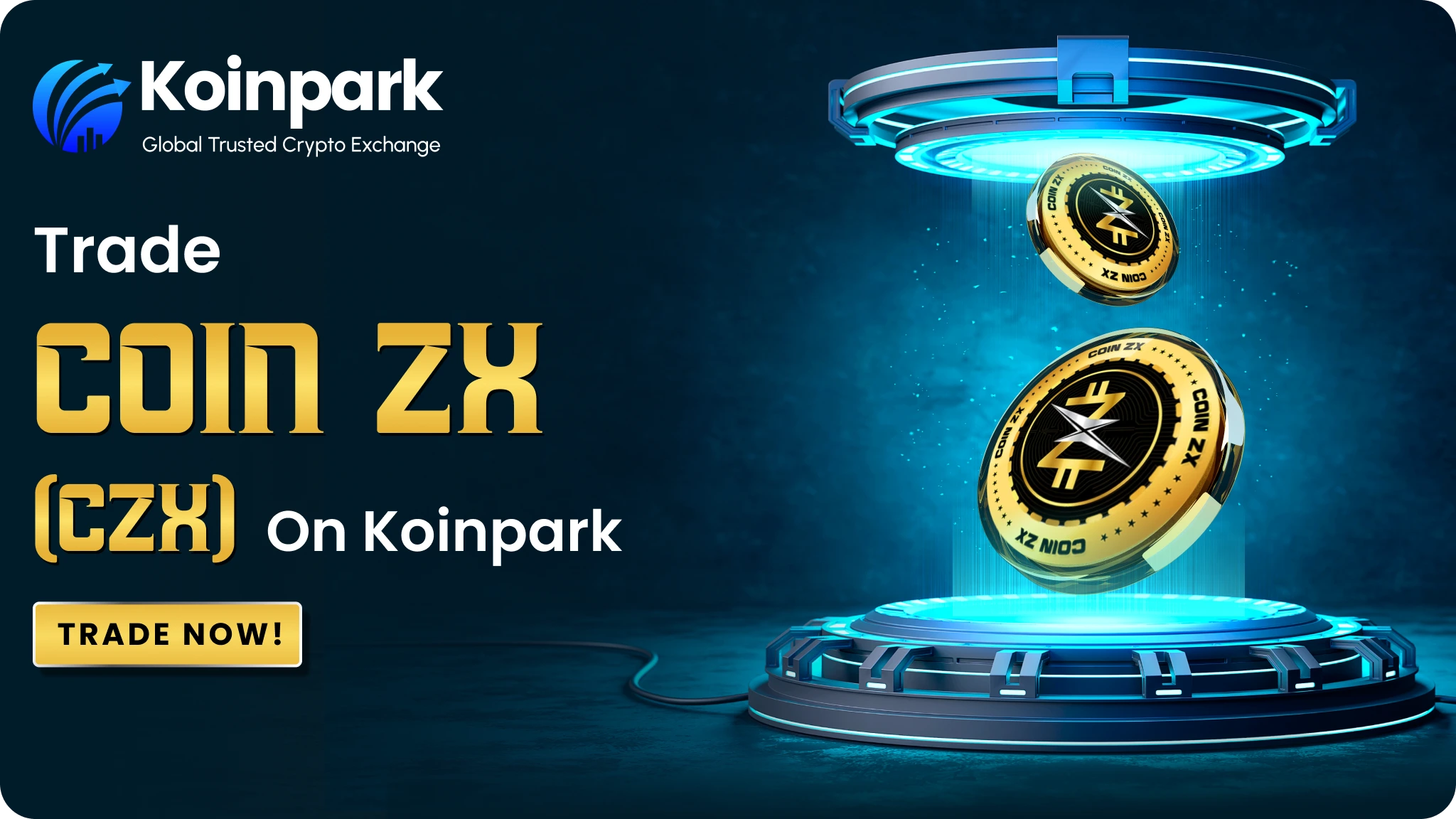 CZX Token is Now Live on Koinpark!