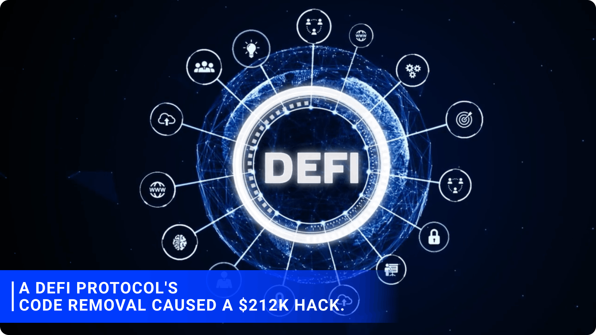 A DeFi protocol's code removal caused a $212K hack.