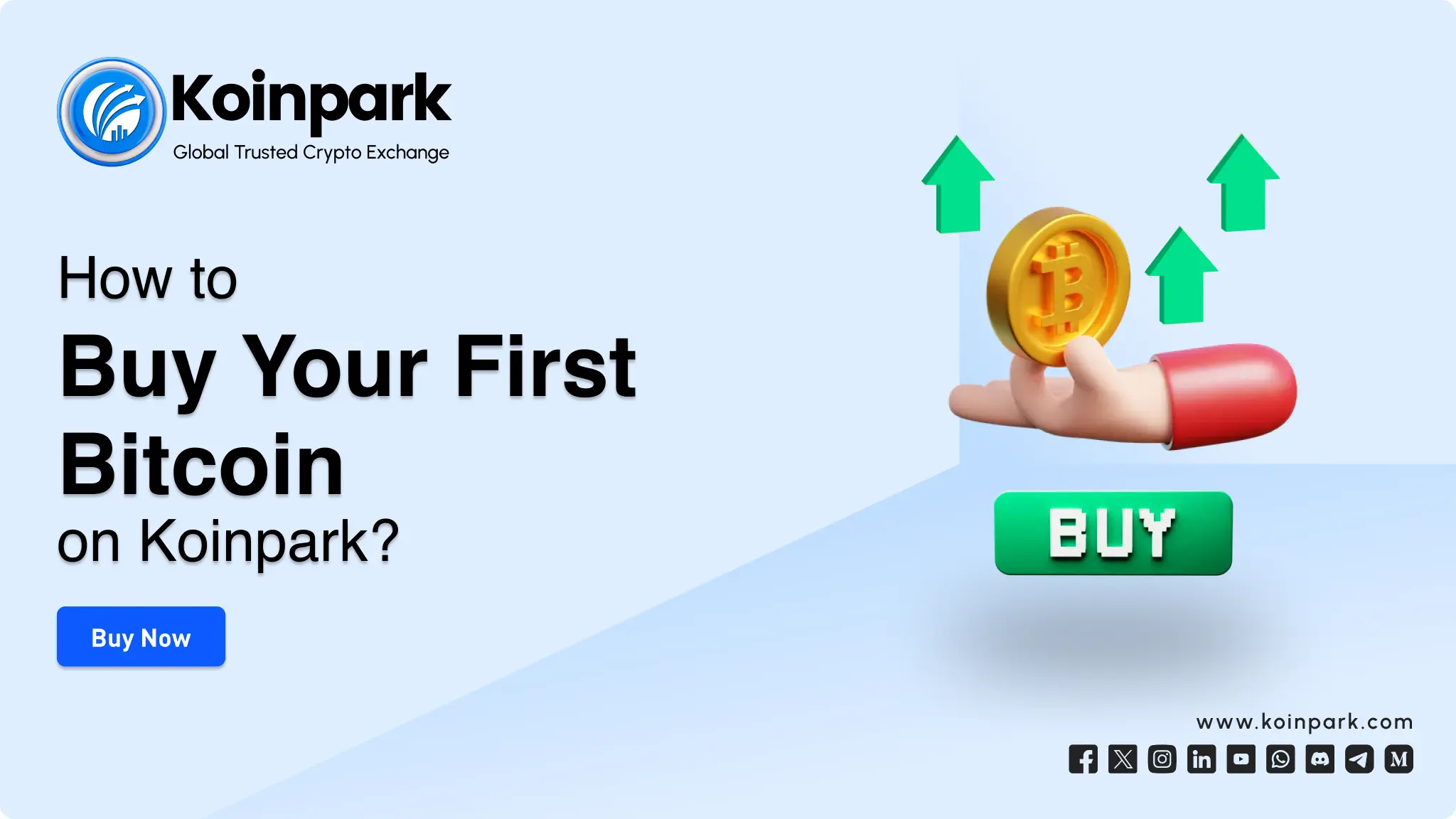 How to Buy Your First Bitcoin on Koinpark?