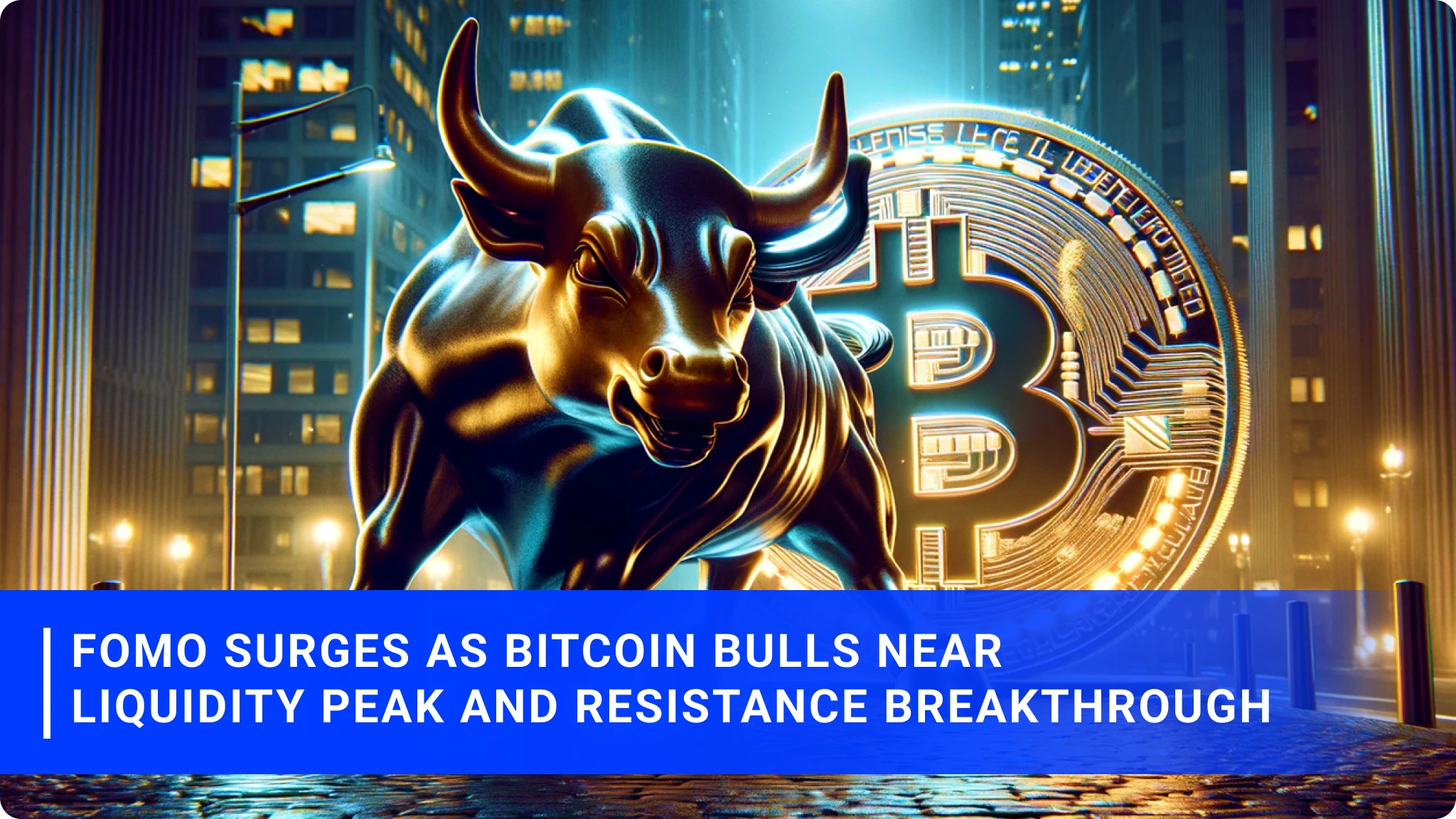 FOMO Surges as Bitcoin Bulls Near Liquidity Peak and Resistance Breakthrough