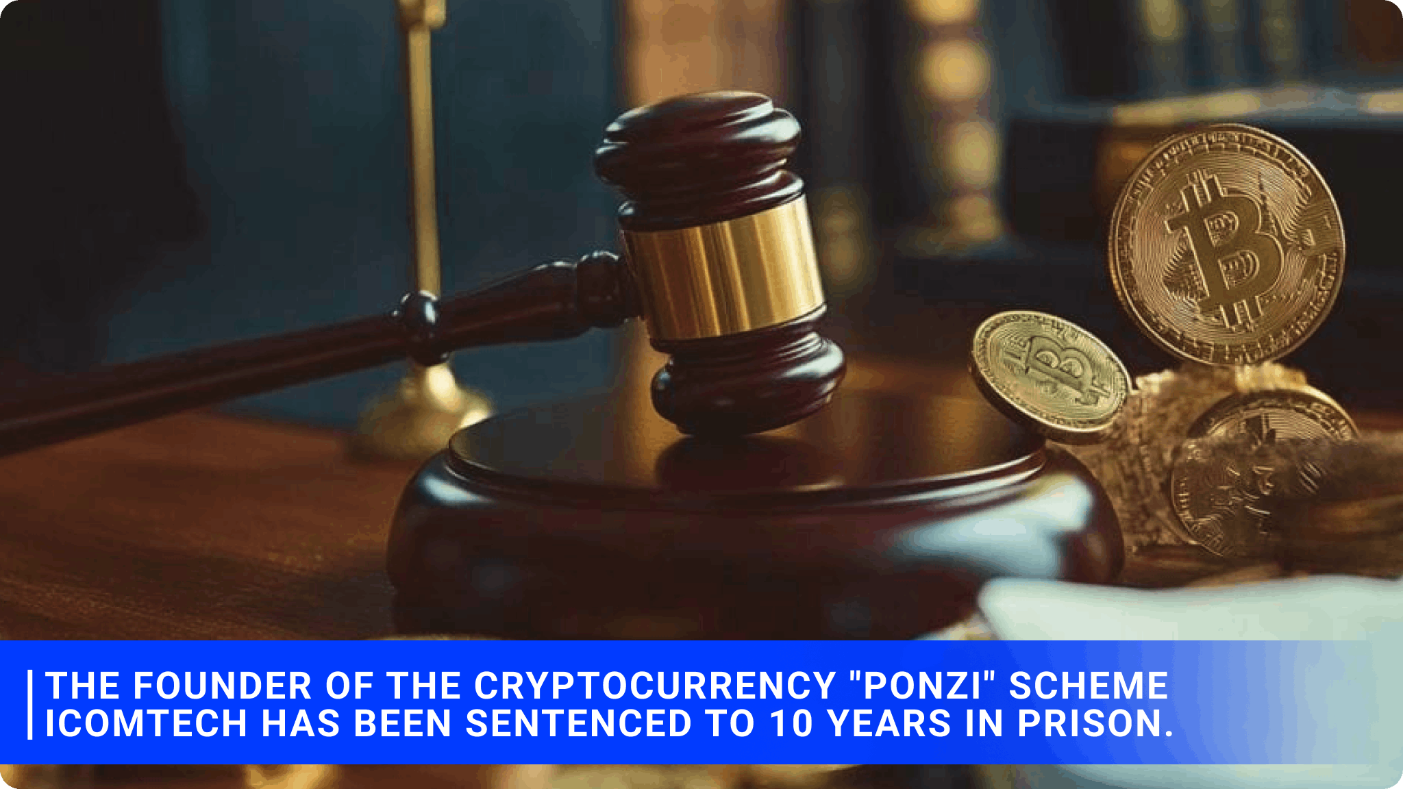 The founder of the crypto "Ponzi" scheme, IcomTech has been sentenced to 10 years in prison.