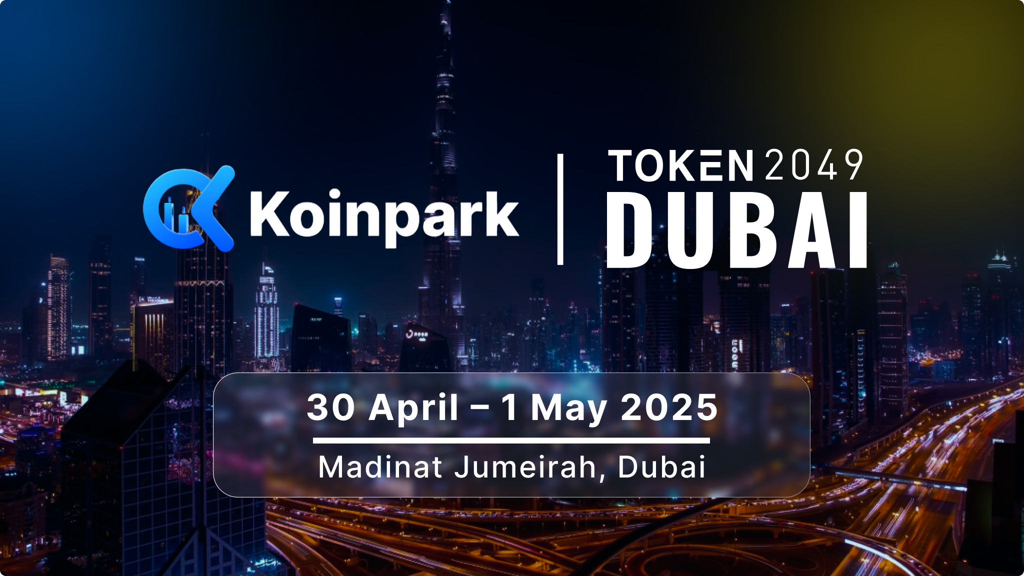 Team Koinpark Joins TOKEN2049 Dubai