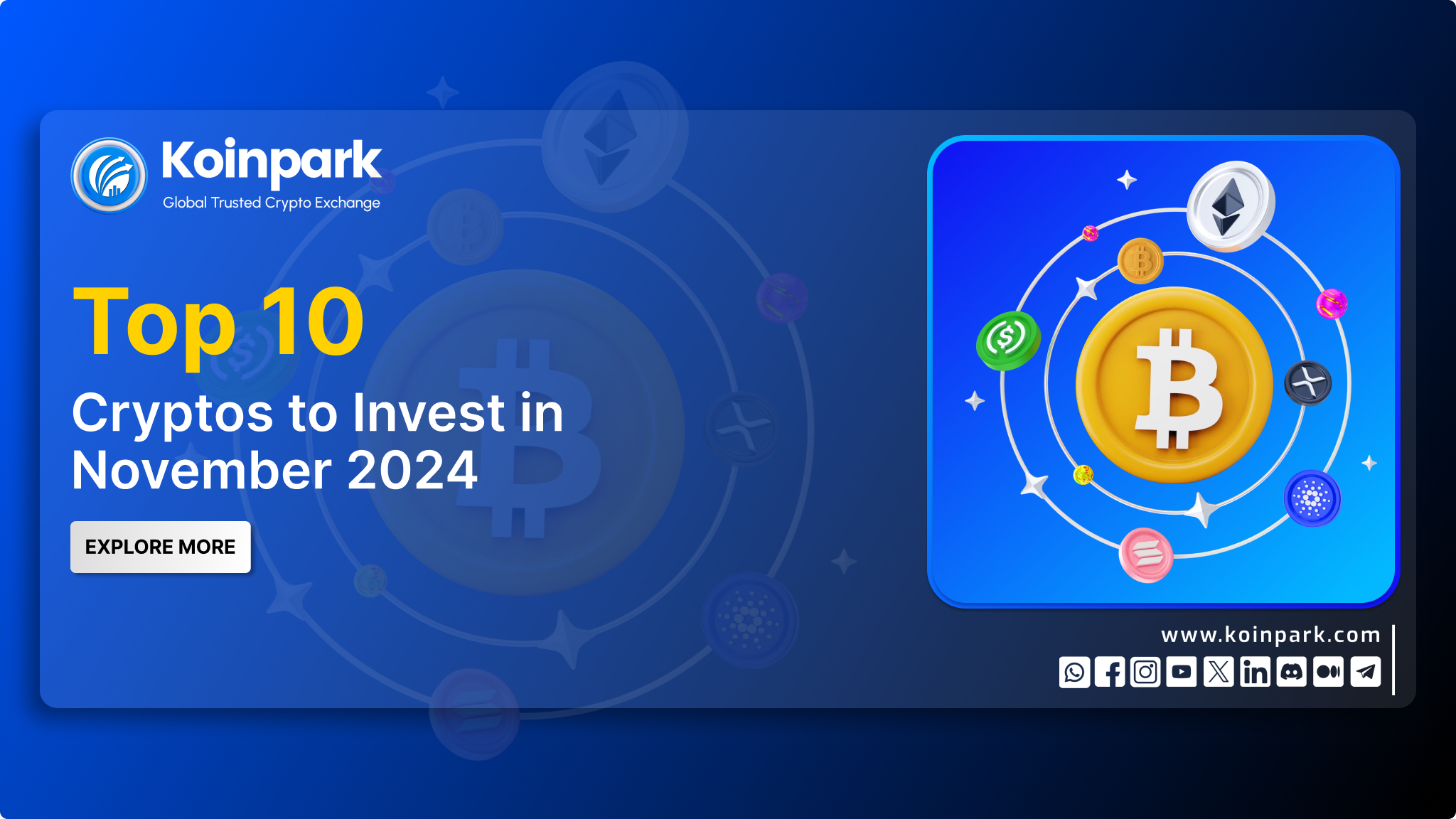 Top 10 Cryptos to Invest in November 2024