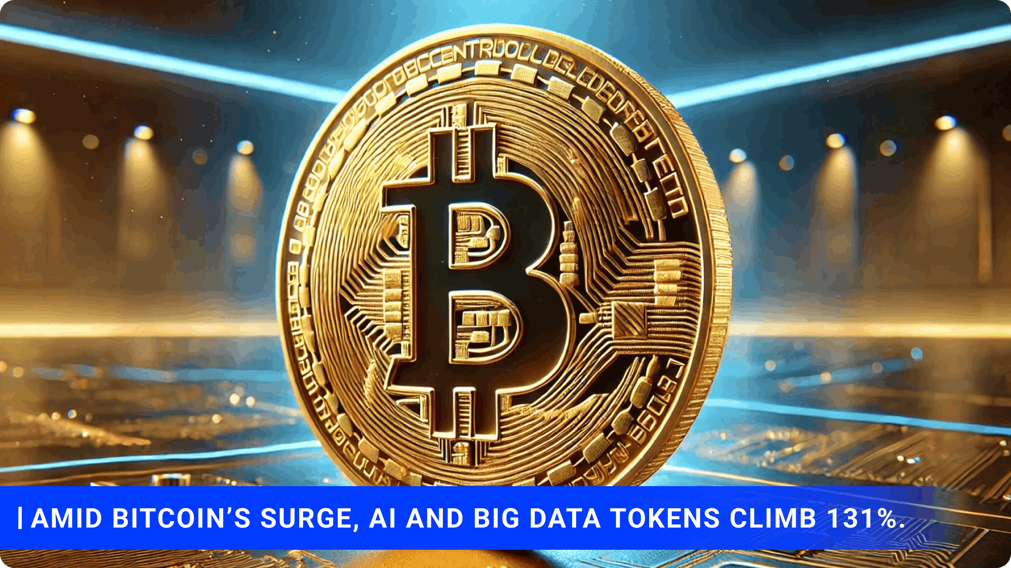 Amid Bitcoin’s surge, AI and Big Data tokens climb 131%.