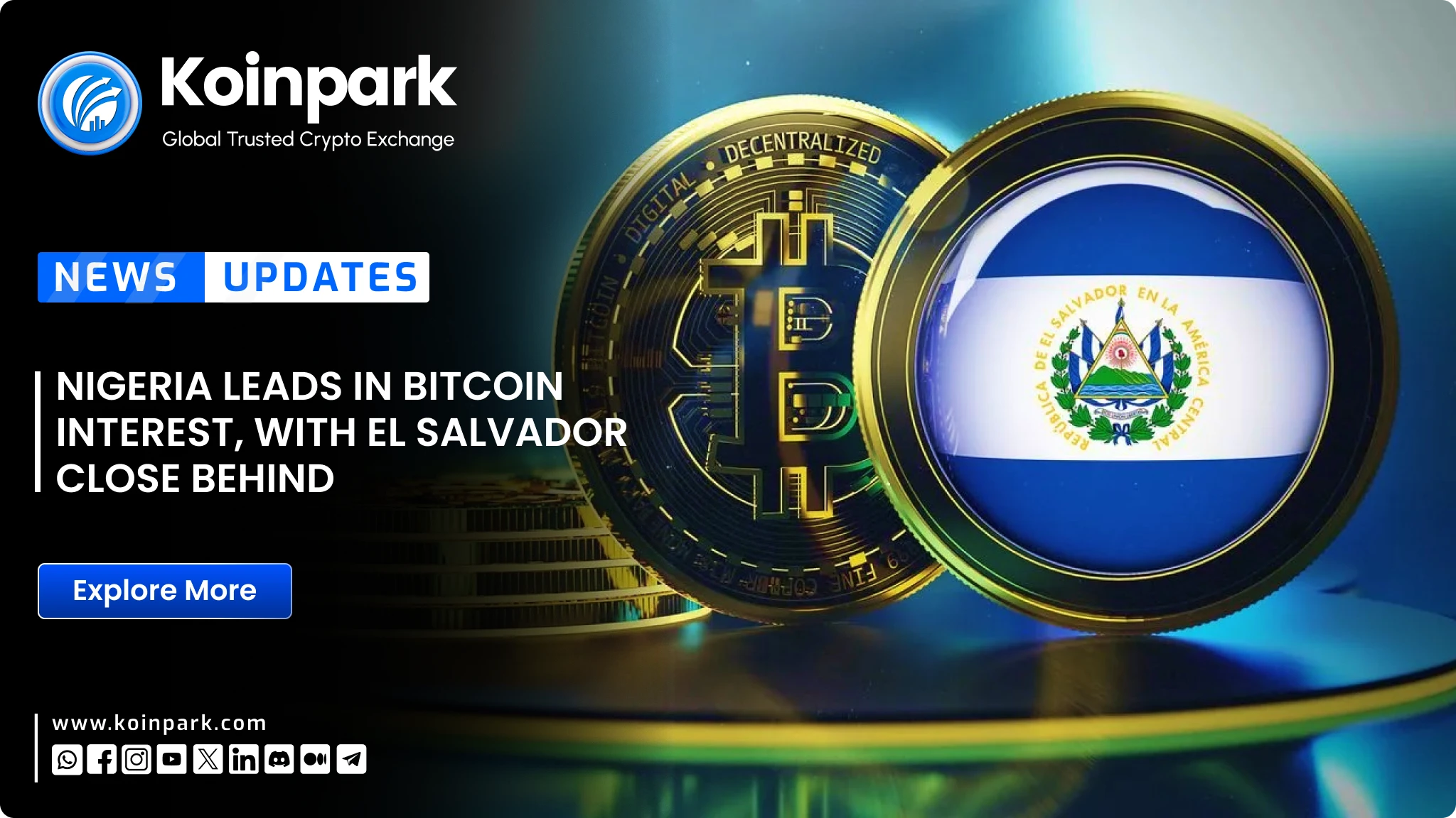 Nigeria Leads in Bitcoin Interest, with El Salvador Close Behind