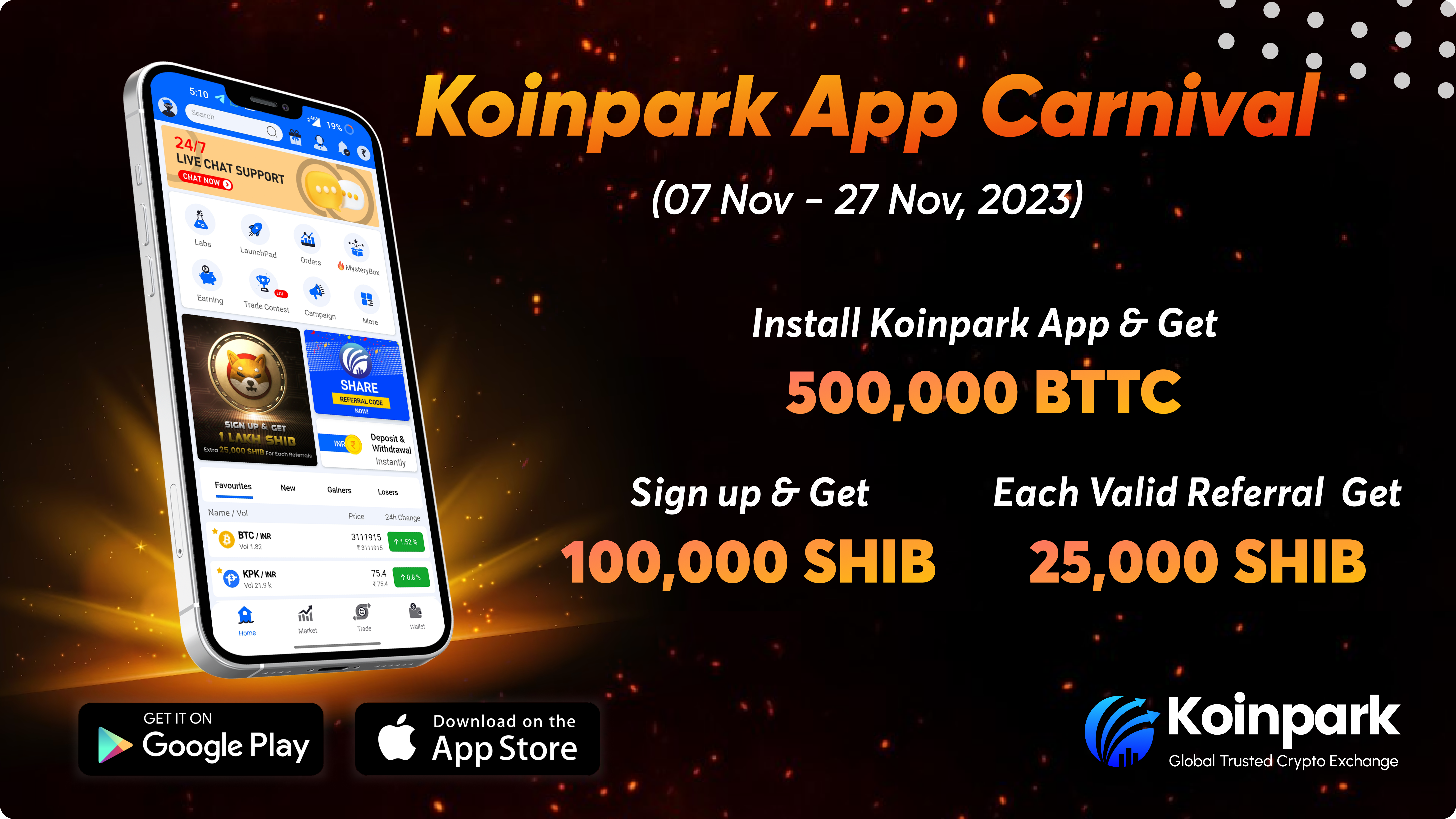 Koinpark App Carnival: Give Your Crypto Portfolio a Boost