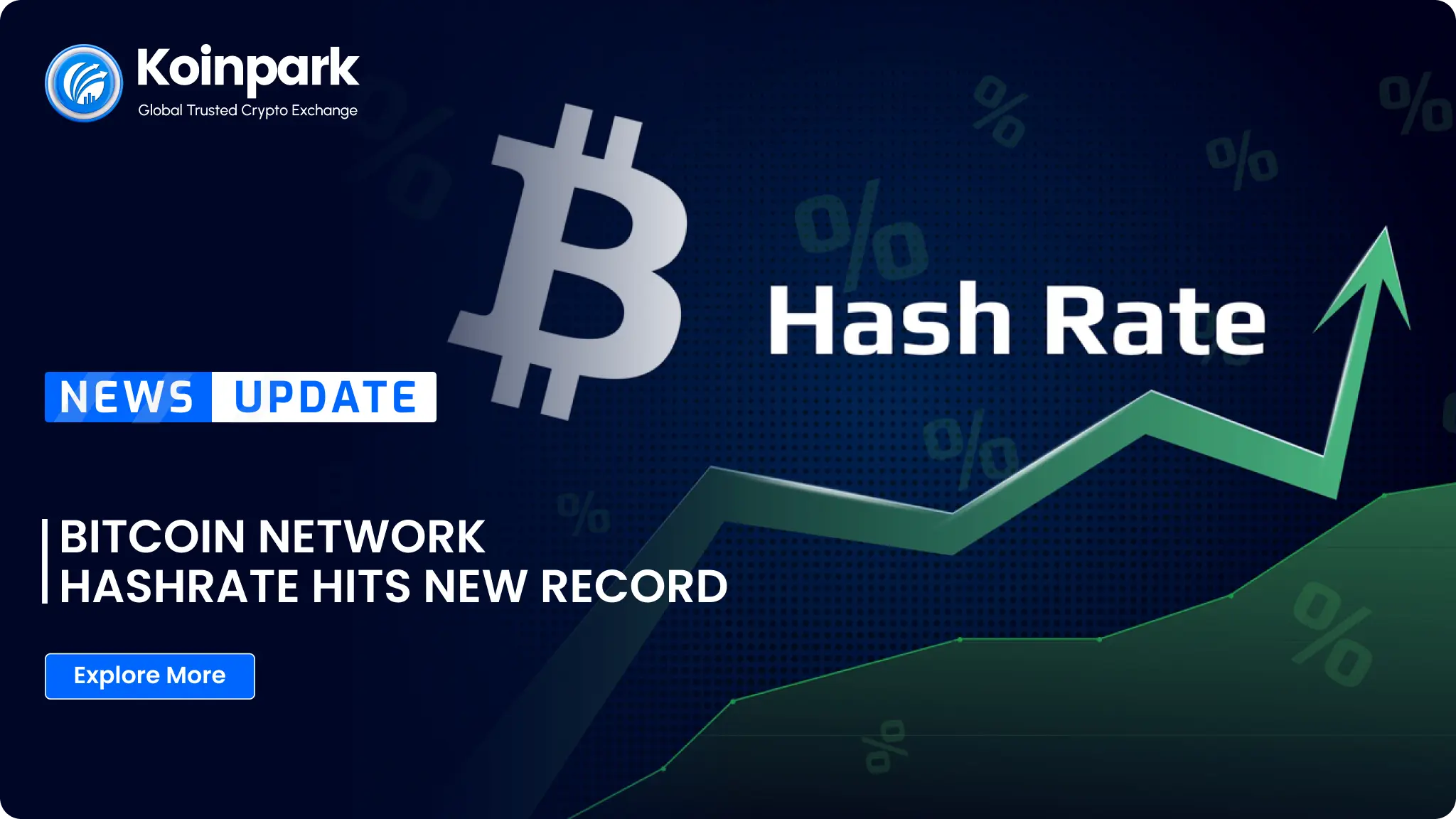 Bitcoin Network Hashrate Hits New Record