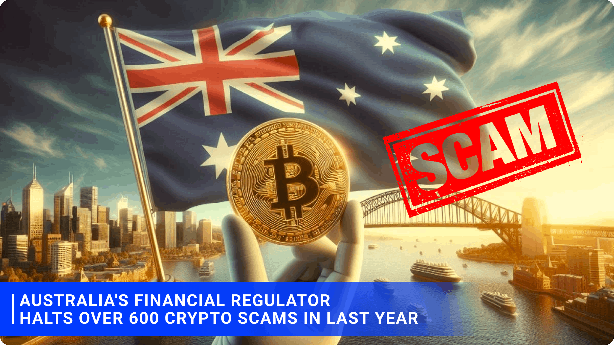 Australia's Financial Regulator Halts Over 600 Crypto Scams in Last Year