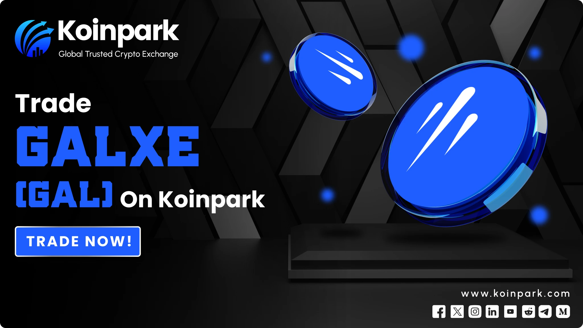 Galxe (GAL) is Listed on Koinpark. Trade Now!