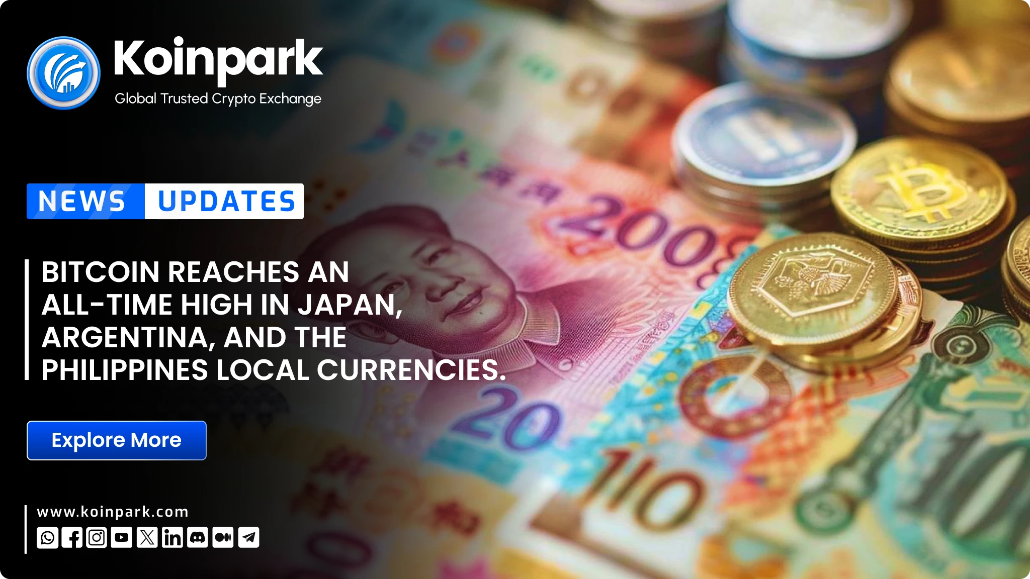 Bitcoin Reaches ATH in Japan, Argentina, and the Philippines Local  Currencies.