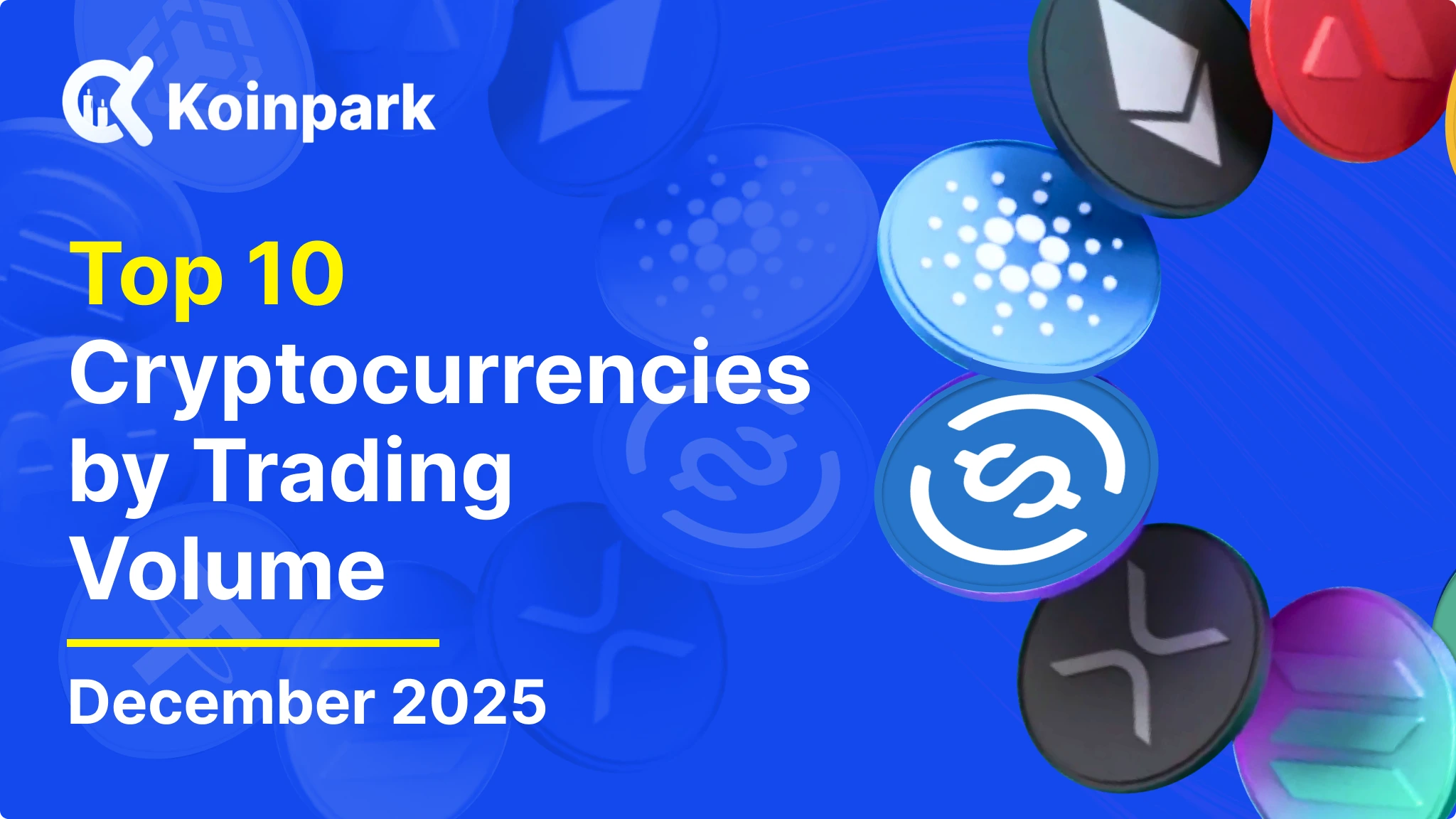 Top 10 Cryptos by Trading Volume (December 2025)