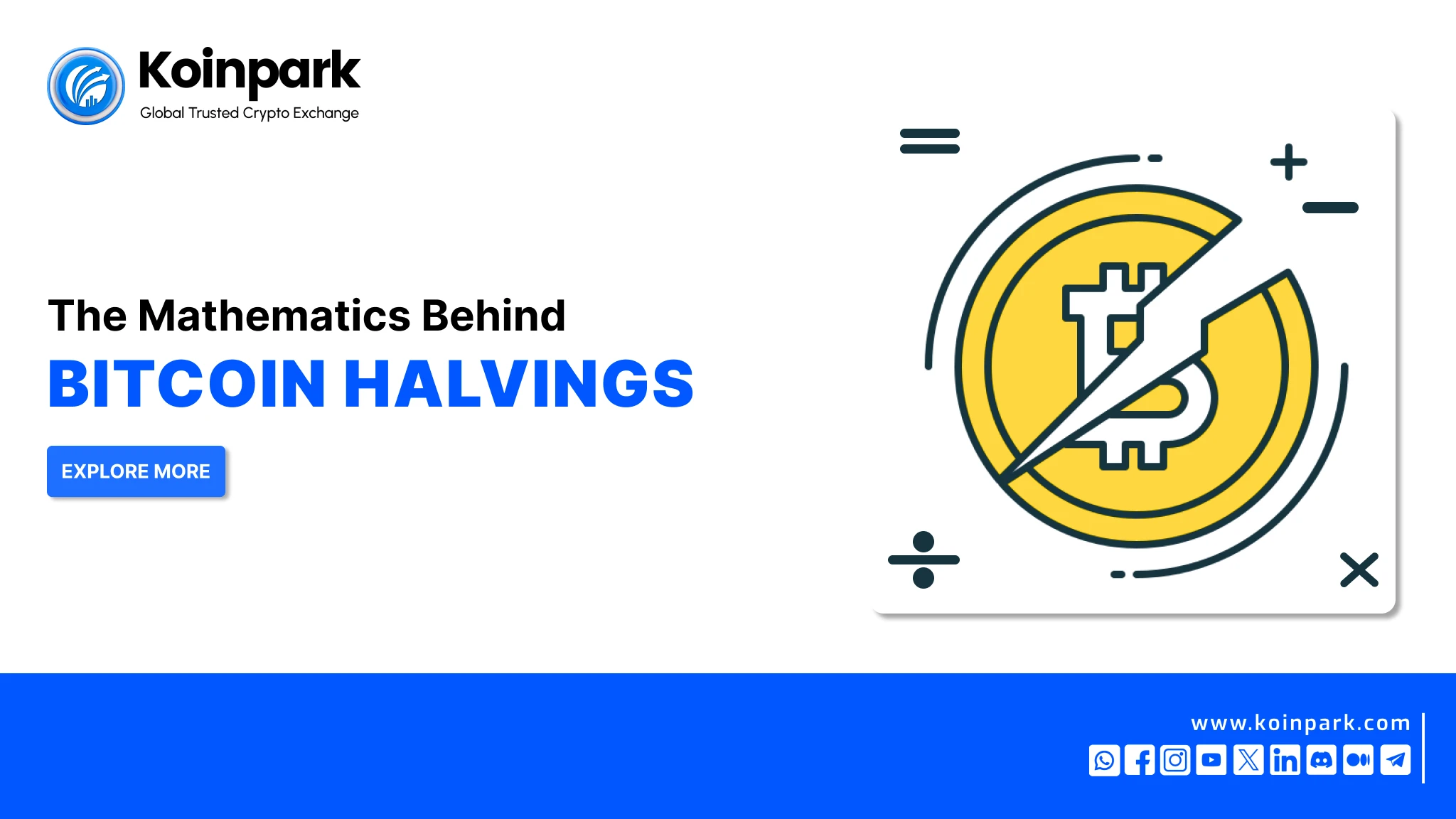 The Mathematics Behind Bitcoin Halvings